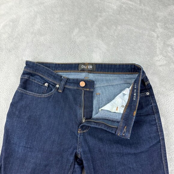 DUER L2X Slim Fit Performance Denim Jeans Blue 34x30 - Picture 10 of 14